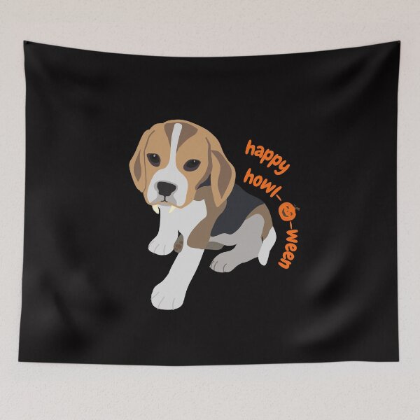 Item preview, Happy Howl-o-ween! Cute Halloween Were-beagle Hound Dog designed and sold by CreateShape.