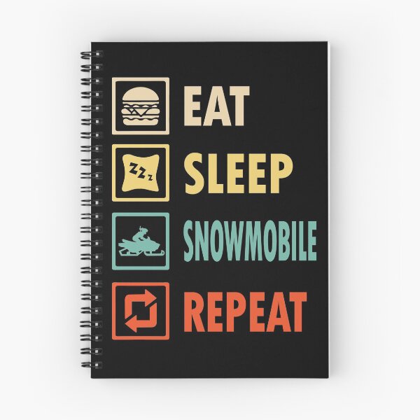 Item preview, Eat sleep Snowmobile repeat designed and sold by thanhmaidesign.