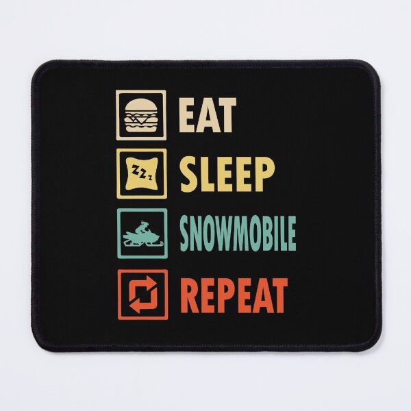 Item preview, Eat sleep Snowmobile repeat designed and sold by thanhmaidesign.