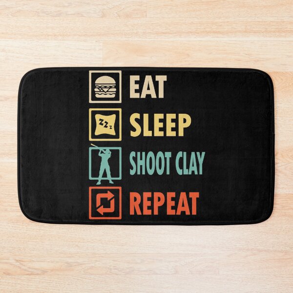 Item preview, Eat sleep Sporting clay repeat designed and sold by thanhmaidesign.
