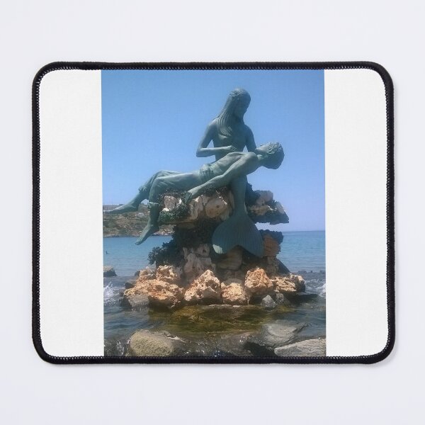 Item preview, Mermaid and Man Statue designed and sold by dana-gourdoupi.