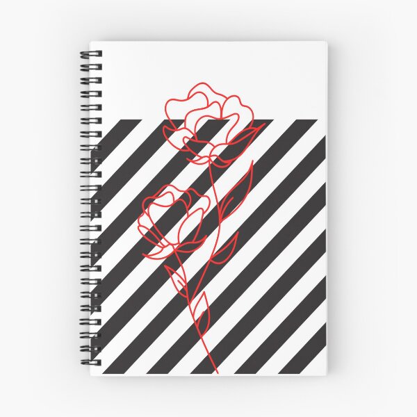 Item preview, Rose, grid, stripes designed and sold by KempersART.