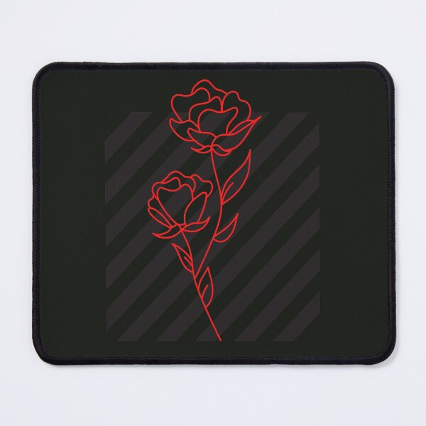 Item preview, Rose, grid, stripes designed and sold by KempersART.