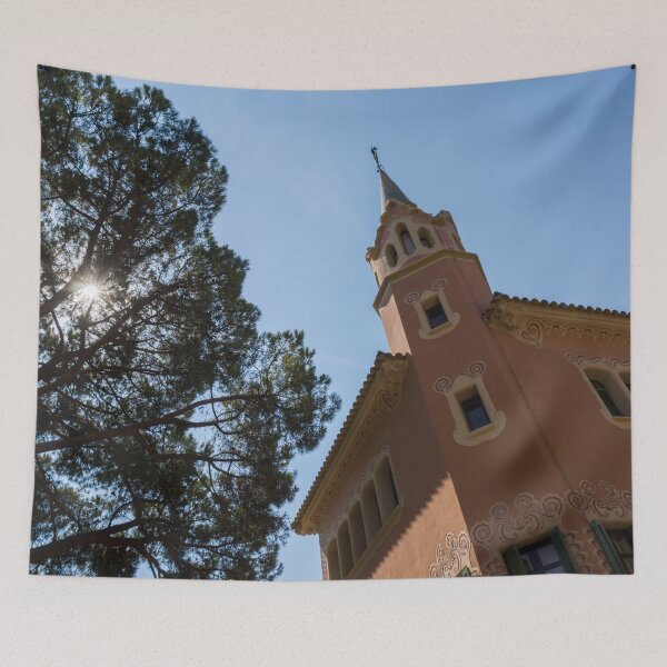 Item preview, Whimsical Landmark - Gaudis House Museum in Park Guell Barcelona designed and sold by Georgia Mizuleva.
