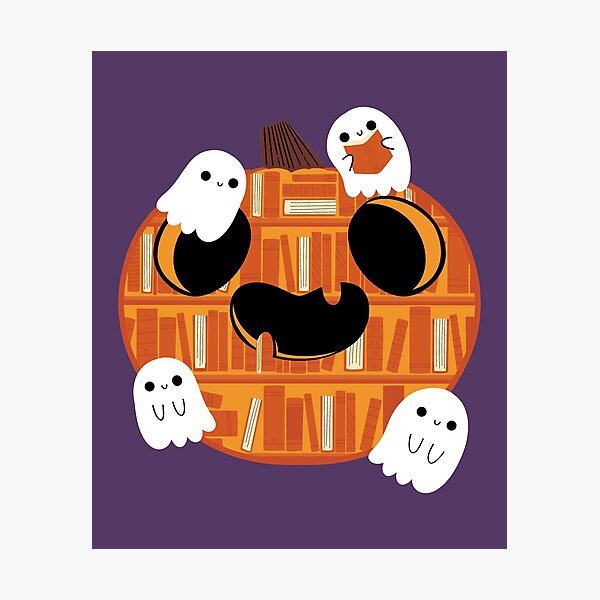 Item preview, Ghost Pumpkin Library designed and sold by TaylorRoss1.