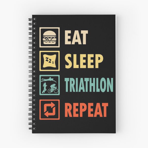 Item preview, Eat sleep Triathlon repeat designed and sold by thanhmaidesign.