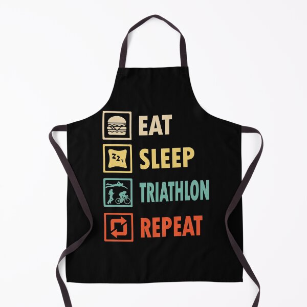 Item preview, Eat sleep Triathlon repeat designed and sold by thanhmaidesign.