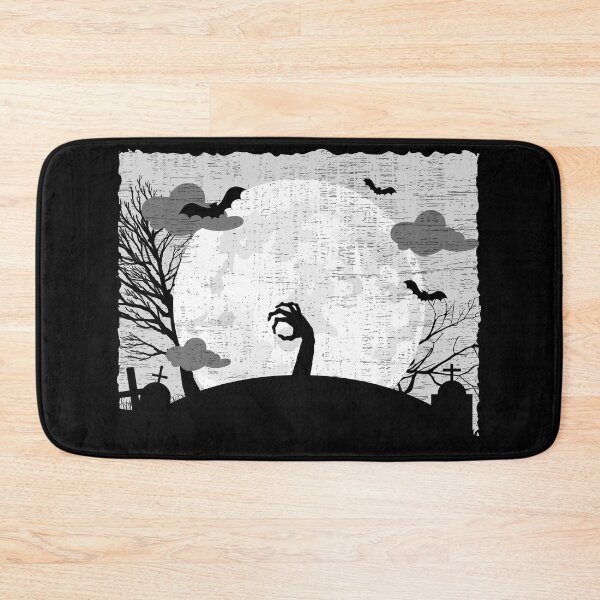 Item preview, Halloween Zombies - Zombie hand in a Cemetery beneath the Moon light Halloween Costume designed and sold by CaitU.