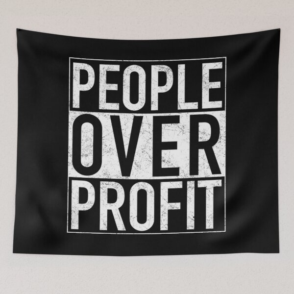 Item preview, Humanitarian T-ShirtPeople Over Profit designed and sold by TapbeDisa.