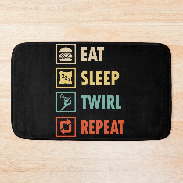 Item preview, Eat sleep Twirl repeat designed and sold by thanhmaidesign.