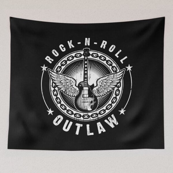 Item preview, Rock N Roll Music T-ShirtRock - N - Roll Outlaw  designed and sold by TapbeDisa.