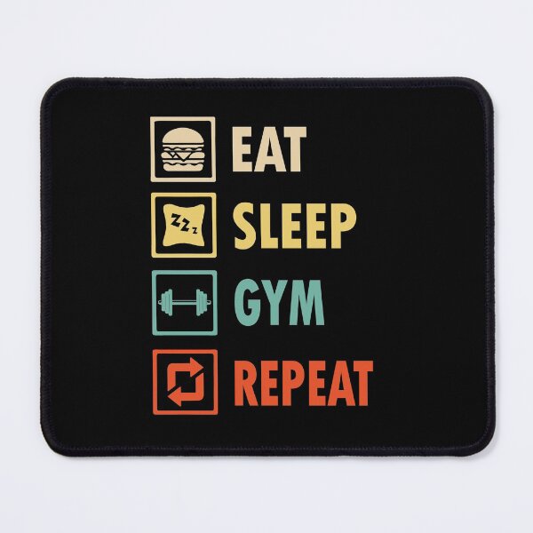 Item preview, Eat sleep Weightlifting repeat designed and sold by thanhmaidesign.