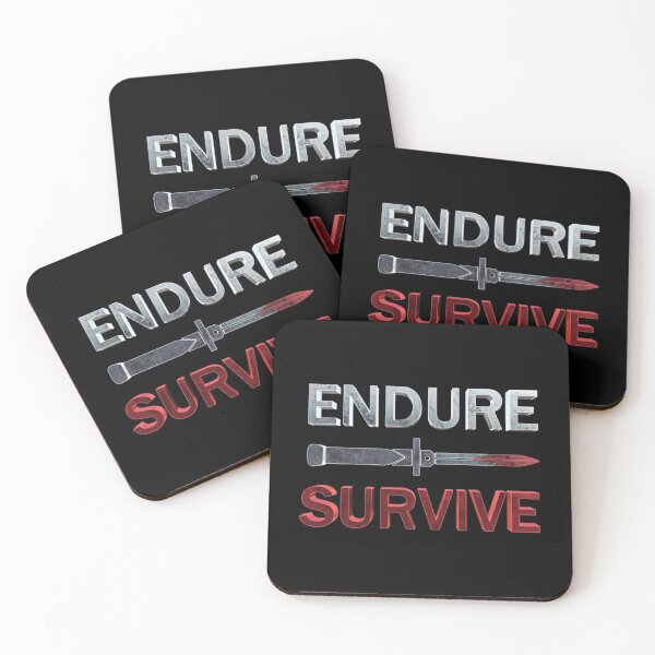 Item preview, Survivor T-ShirtEndure and Survive designed and sold by TapbeDisa.