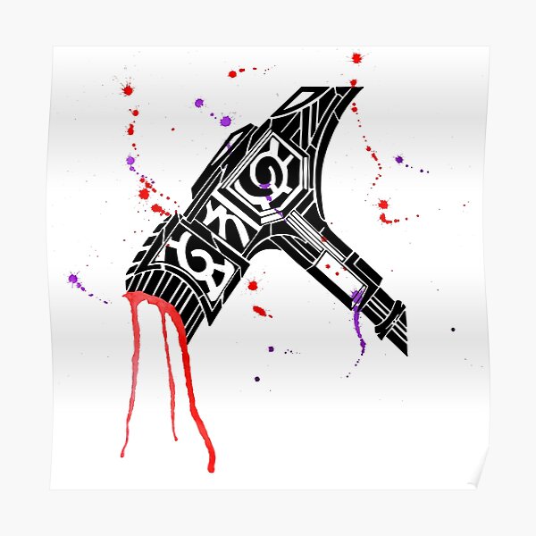 Watercolor Warhammer Poster