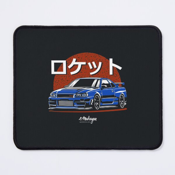 Item preview, Rocket Skyline R34 GTR blue designed and sold by PhilBardsley.
