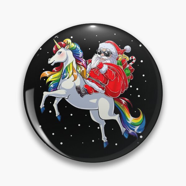Item preview, Christmas Santa Riding Unicorn Santa Hat Funny Xmas 2021 designed and sold by shophia-art.