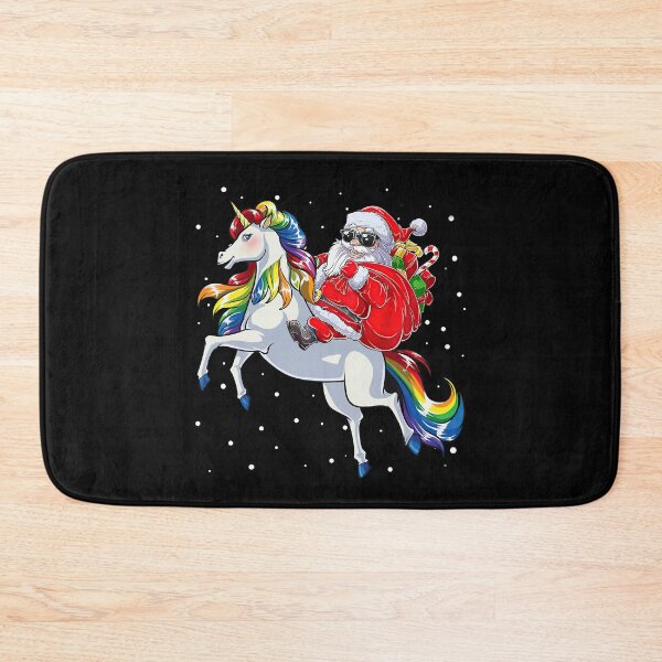 Item preview, Christmas Santa Riding Unicorn Santa Hat Funny Xmas 2021 designed and sold by shophia-art.