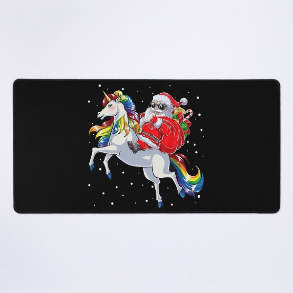 Item preview, Christmas Santa Riding Unicorn Santa Hat Funny Xmas 2021 designed and sold by shophia-art.