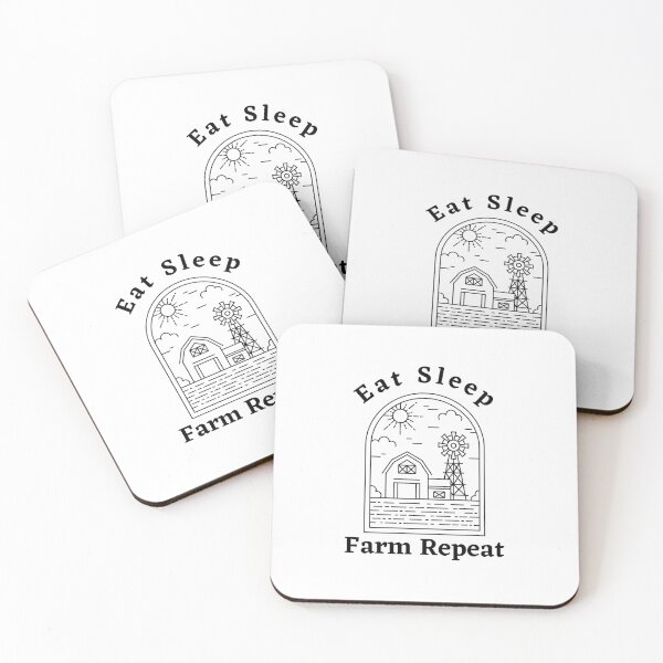 Item preview, Eat Sleep Farm Repeat  designed and sold by Dynamic-Design.