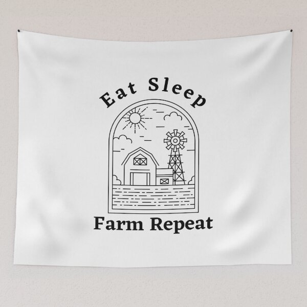Item preview, Eat Sleep Farm Repeat  designed and sold by Dynamic-Design.