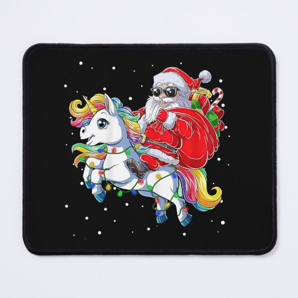 Item preview, Christmas Santa Riding Unicorn Santa Hat Funny Xmas 2021 designed and sold by shophia-art.