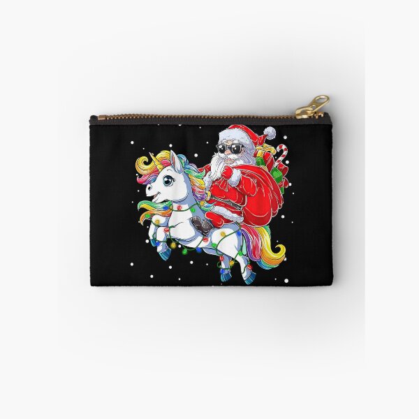 Item preview, Christmas Santa Riding Unicorn Santa Hat Funny Xmas 2021 designed and sold by shophia-art.