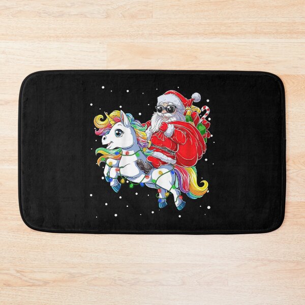 Item preview, Christmas Santa Riding Unicorn Santa Hat Funny Xmas 2021 designed and sold by shophia-art.