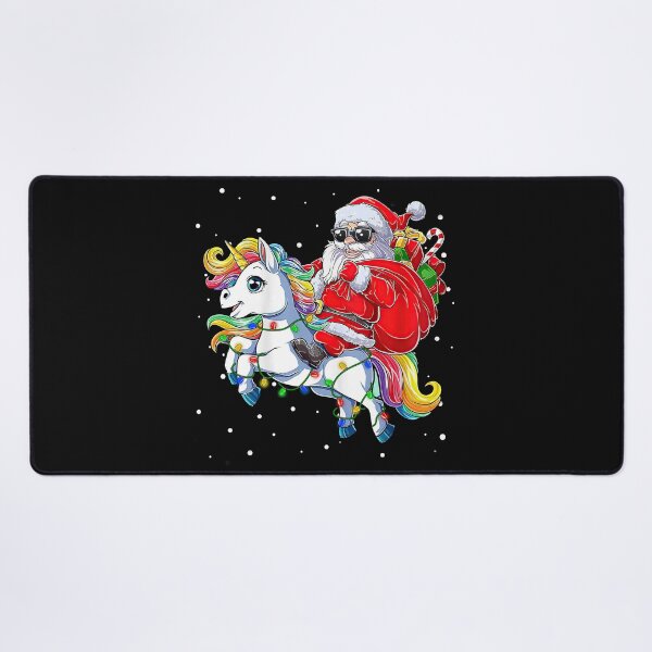 Item preview, Christmas Santa Riding Unicorn Santa Hat Funny Xmas 2021 designed and sold by shophia-art.