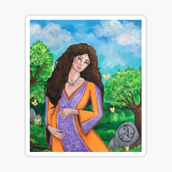 Summer Lady Sticker