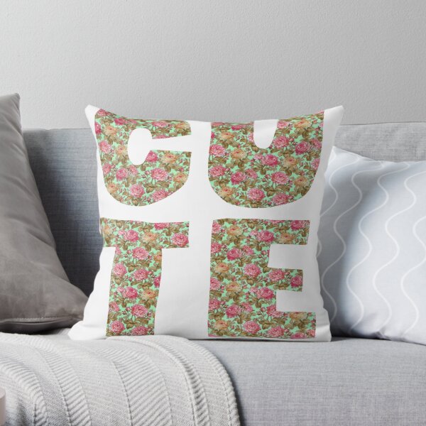 Cute - sincere version Throw Pillow