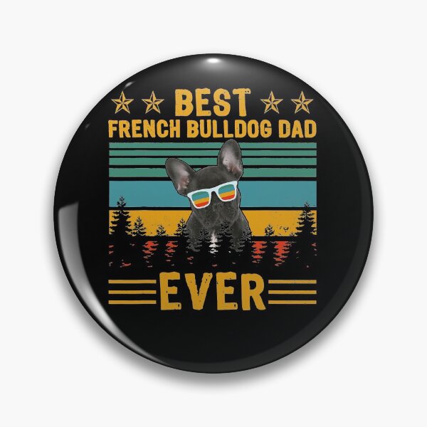 Item preview, Vintage Retro Best French Bulldog Dad Ever Dog Father's Day designed and sold by Kordowski.