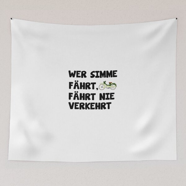 Item preview, Simson Drive Never Wrong s51 saying designed and sold by Onorato Bellgardt.