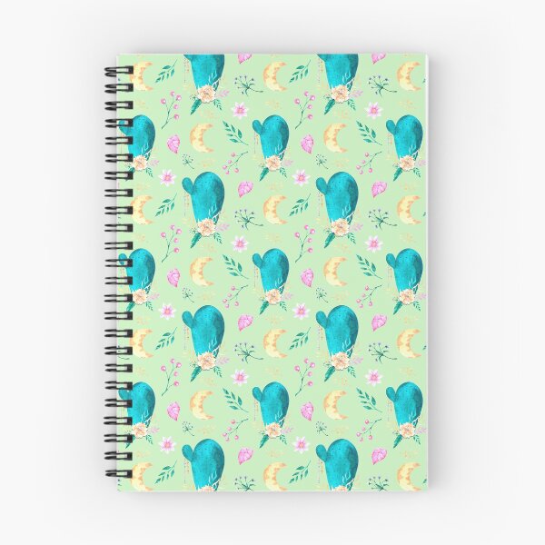 Item preview, Boho pattern with flowers, moon, cactus designed and sold by SKhappyartist.