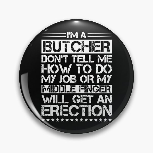 Item preview, Butcher Meat Cutter Butchery designed and sold by Krautshirts.