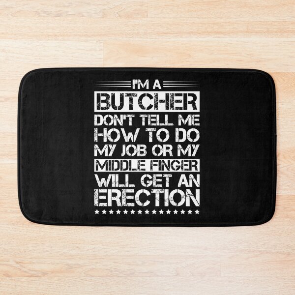 Item preview, Butcher Meat Cutter Butchery designed and sold by Krautshirts.