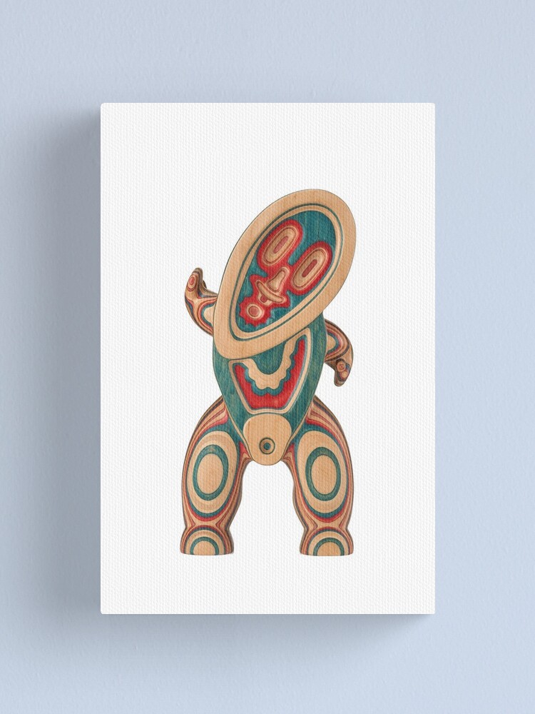 haroshi skateboard deck art | Canvas Print