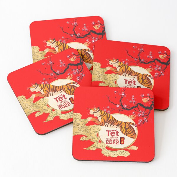 Item preview, Happy Lunar Year 2022 - Tiger Year designed and sold by taogiauco.
