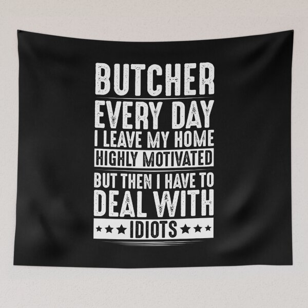 Item preview, Butcher Meat Cutter Butchery designed and sold by Krautshirts.
