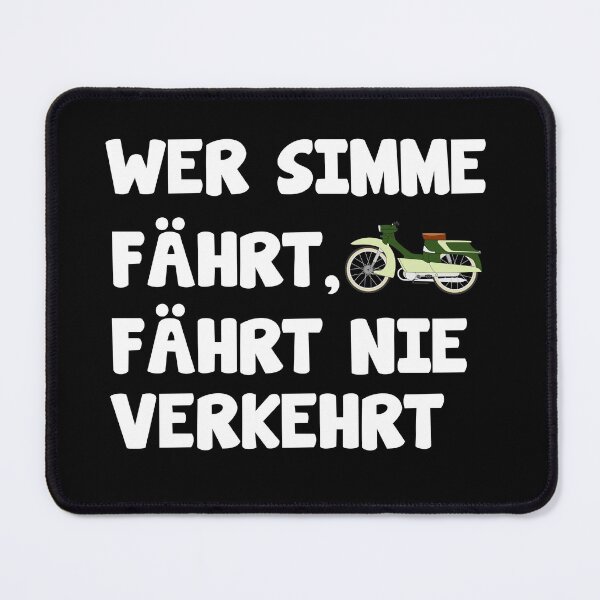 Item preview, Simson Schwalbe driving s51 moped saying designed and sold by Onorato Bellgardt.