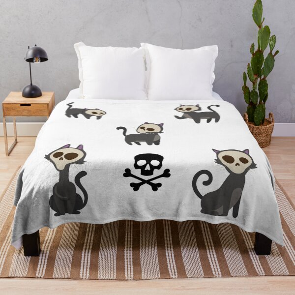 Item preview, Creepy Cat Skull Sticker Set  designed and sold by infazbdeen.