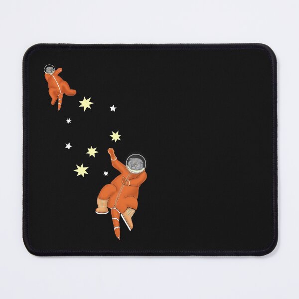 Item preview, Cats astronauts in an orange spacesuit among the stars designed and sold by KateQR.