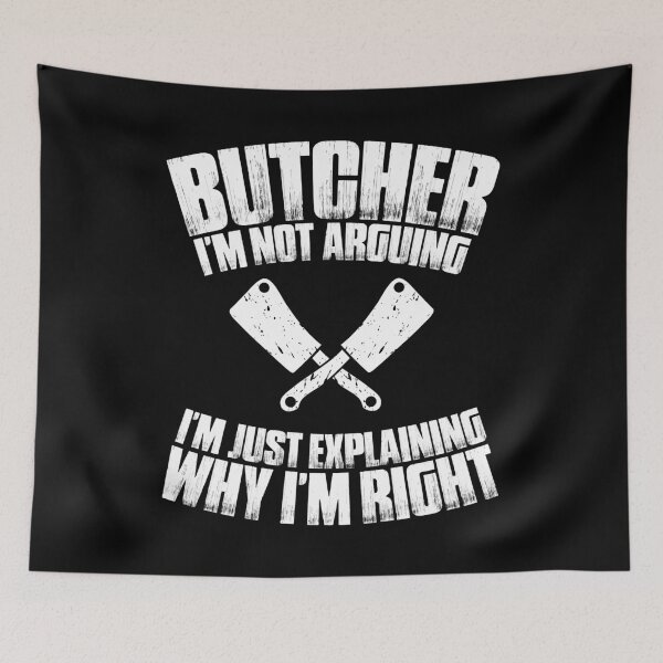 Item preview, Butcher Meat Cutter Butchery designed and sold by Krautshirts.