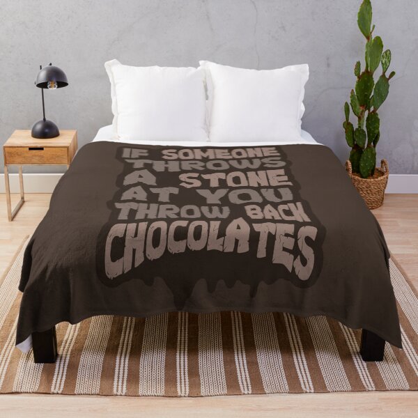 Item preview, If Someone Throws a Stone at You, Throw Back Chocolates designed and sold by Tatzki-Design.