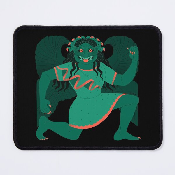 Archaic Gorgon - Green Mouse Pad