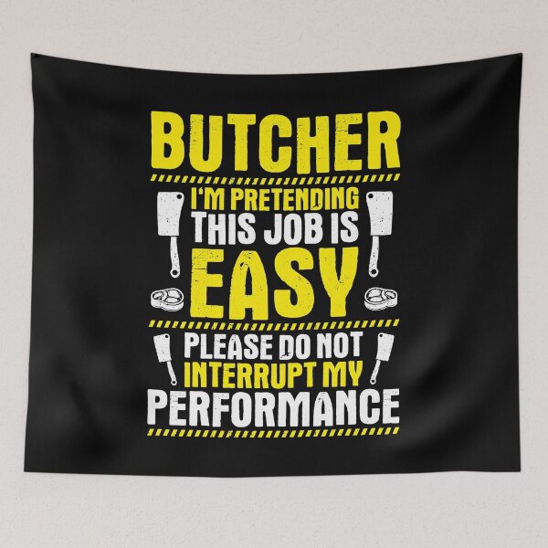 Item preview, Butcher Meat Cutter Butchery designed and sold by Krautshirts.