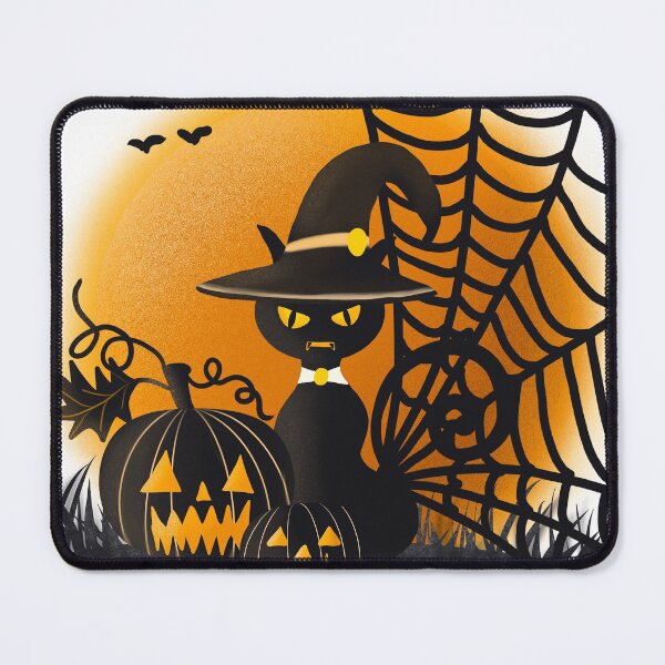 Item preview, Halloween: cat, pumpkin and spider web decor designed and sold by Fashion-vintage.