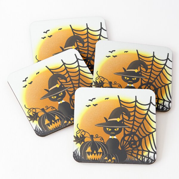 Item preview, Halloween: cat, pumpkin and spider web decor designed and sold by Fashion-vintage.