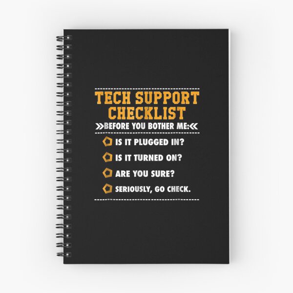 Item preview, Funny Techupport Checklist ysadmin designed and sold by JaydanshiTka.