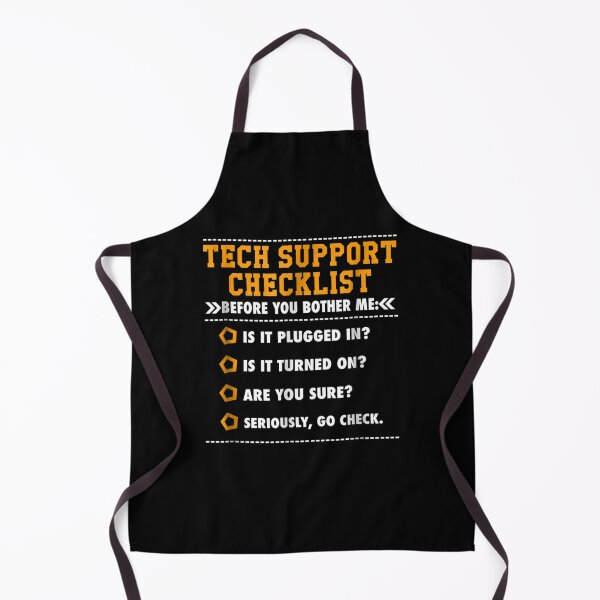 Item preview, Funny Techupport Checklist ysadmin designed and sold by JaydanshiTka.
