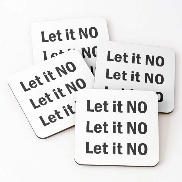 Item preview, Let it NO designed and sold by ValentinaHramov.